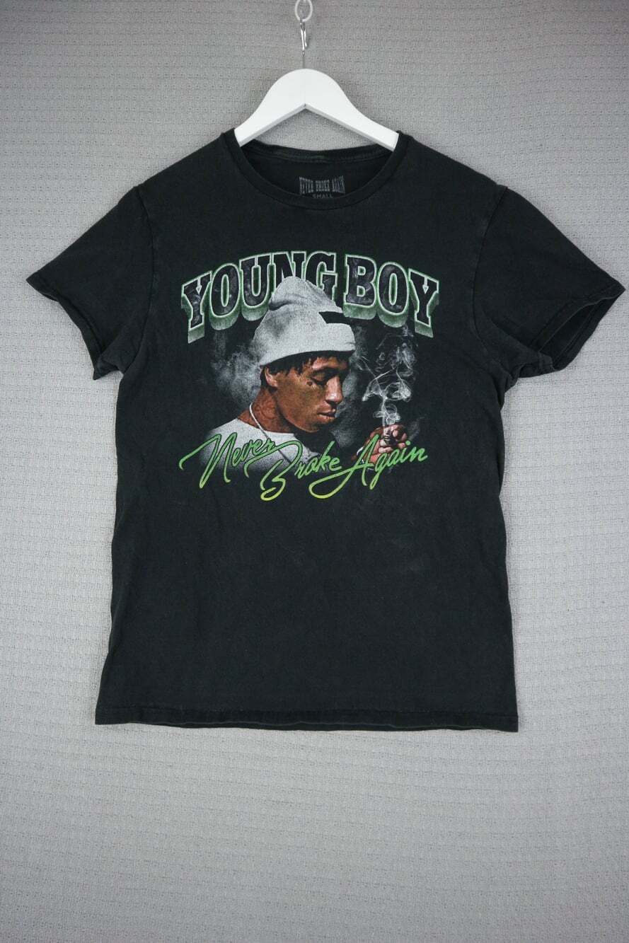 Young Boy NBA Never Broke Again Rap Tee Small